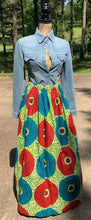 Load image into Gallery viewer, Green &amp; Red Circles MiREE skirt
